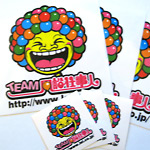 TEAM風船仕事人ステッカー