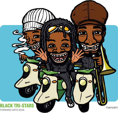 Black Tri-Stars